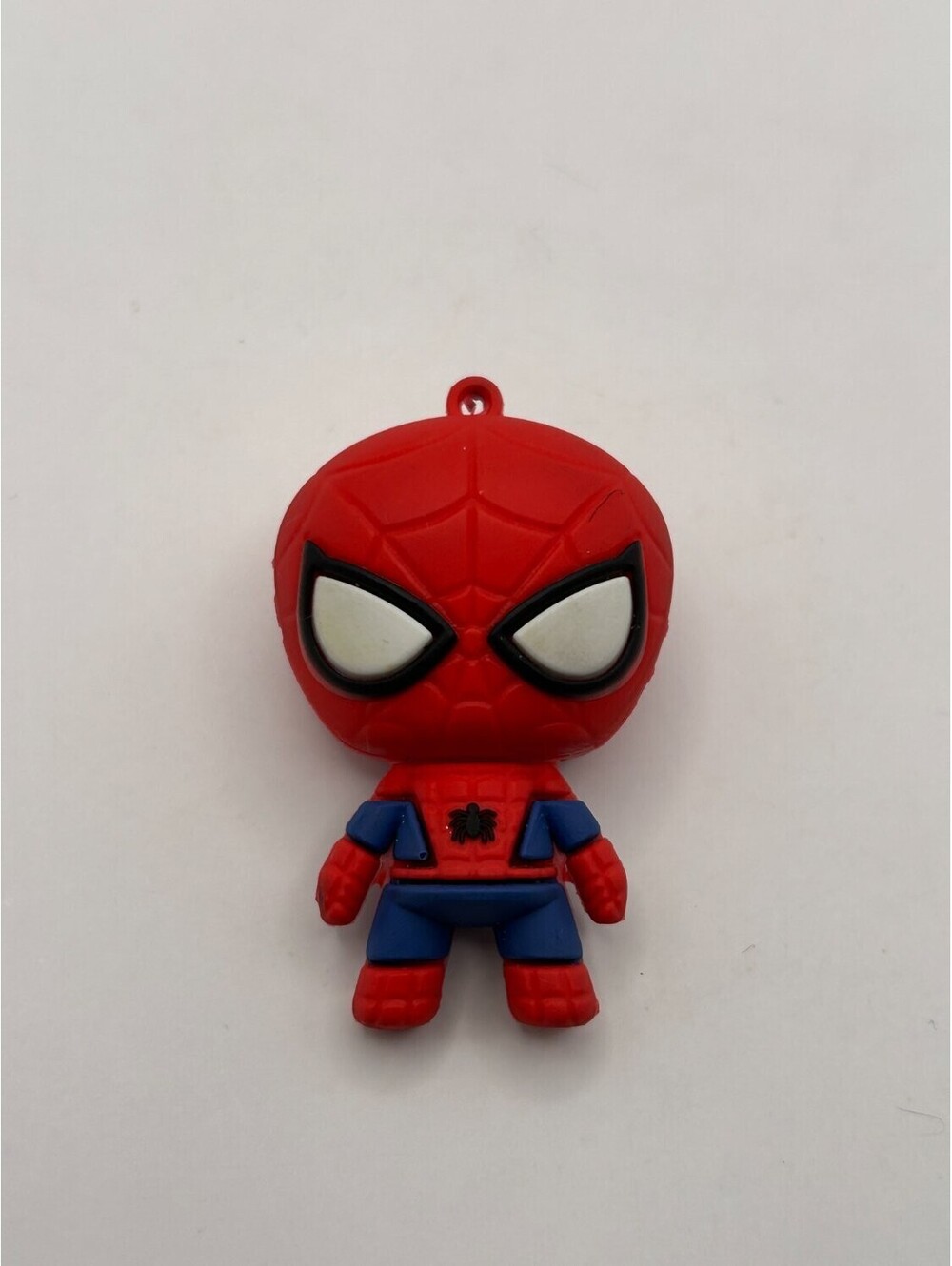 Marvel Spider-Man 3D Mini Figure Clip Keychain Red Blue